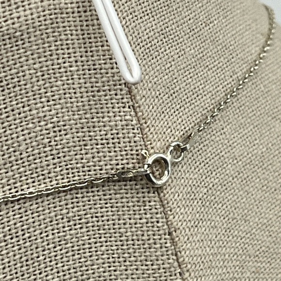 Vintage Sterling Silver Natural Green Peridot Gemstone Necklace & Earring Set - Picture 9 of 17